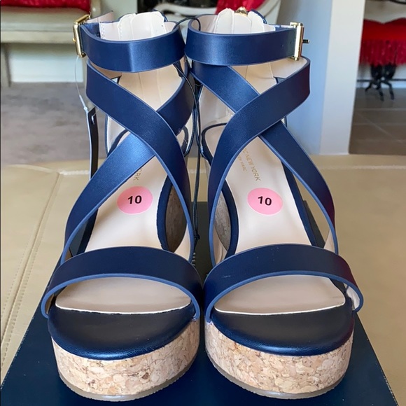 MNY Navy Blue espadrilles. - Picture 4 of 8